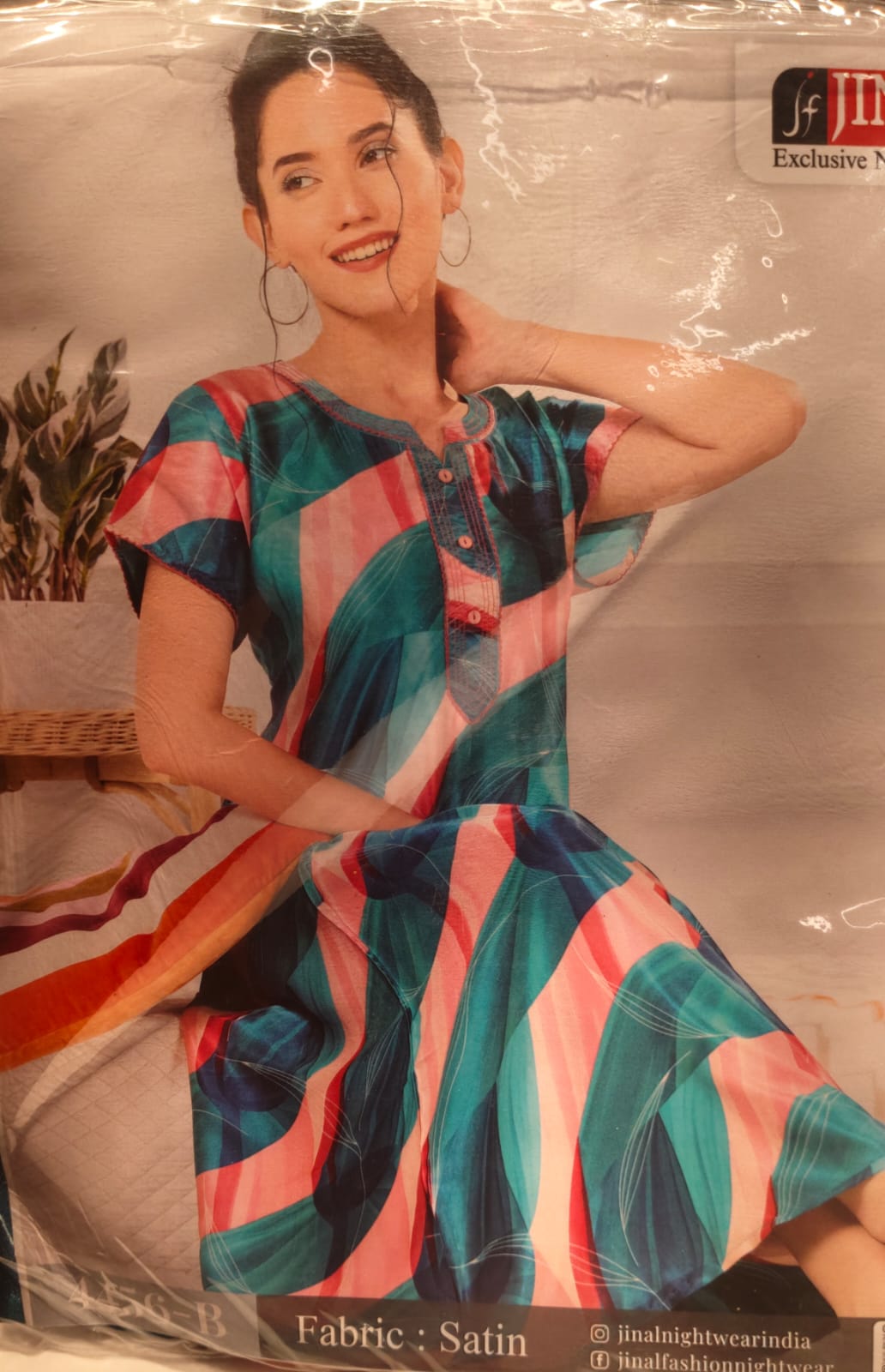 #NDUS Assorted Colour Nightwear(LC-WNWR_1249)