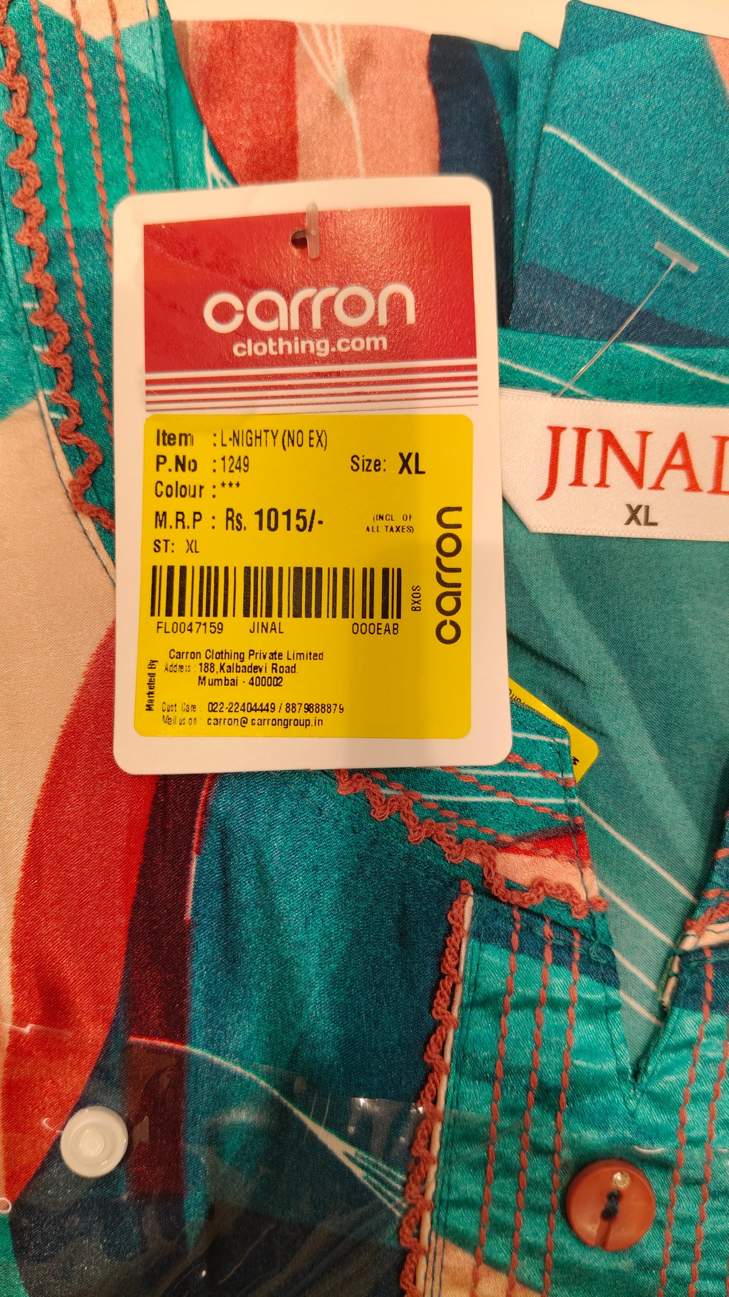 #NDUS Assorted Colour Nightwear(LC-WNWR_1249)