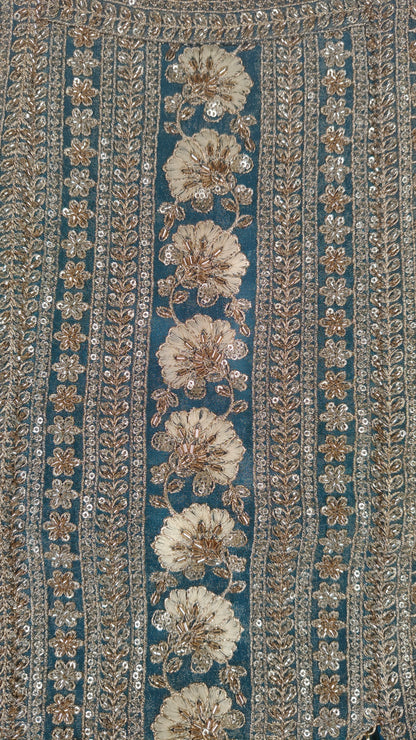 Grey Colour Gharara Set(GE-GGHS_2059)