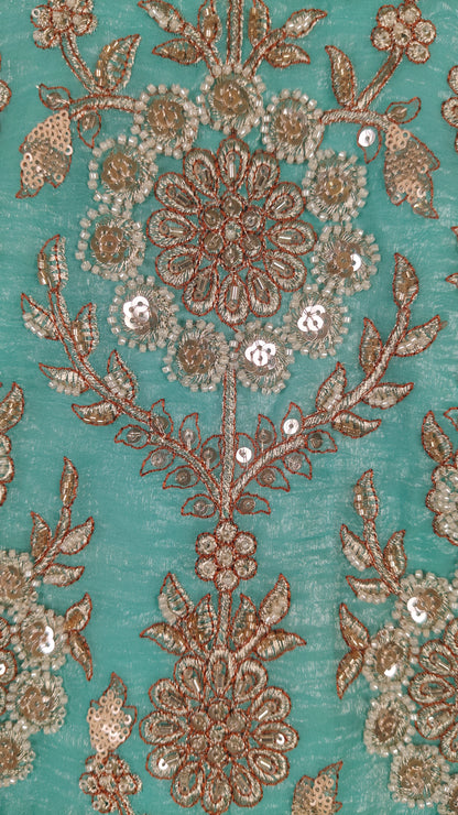 Sea Green Colour Plazo Set(GE-GPZS_2220)
