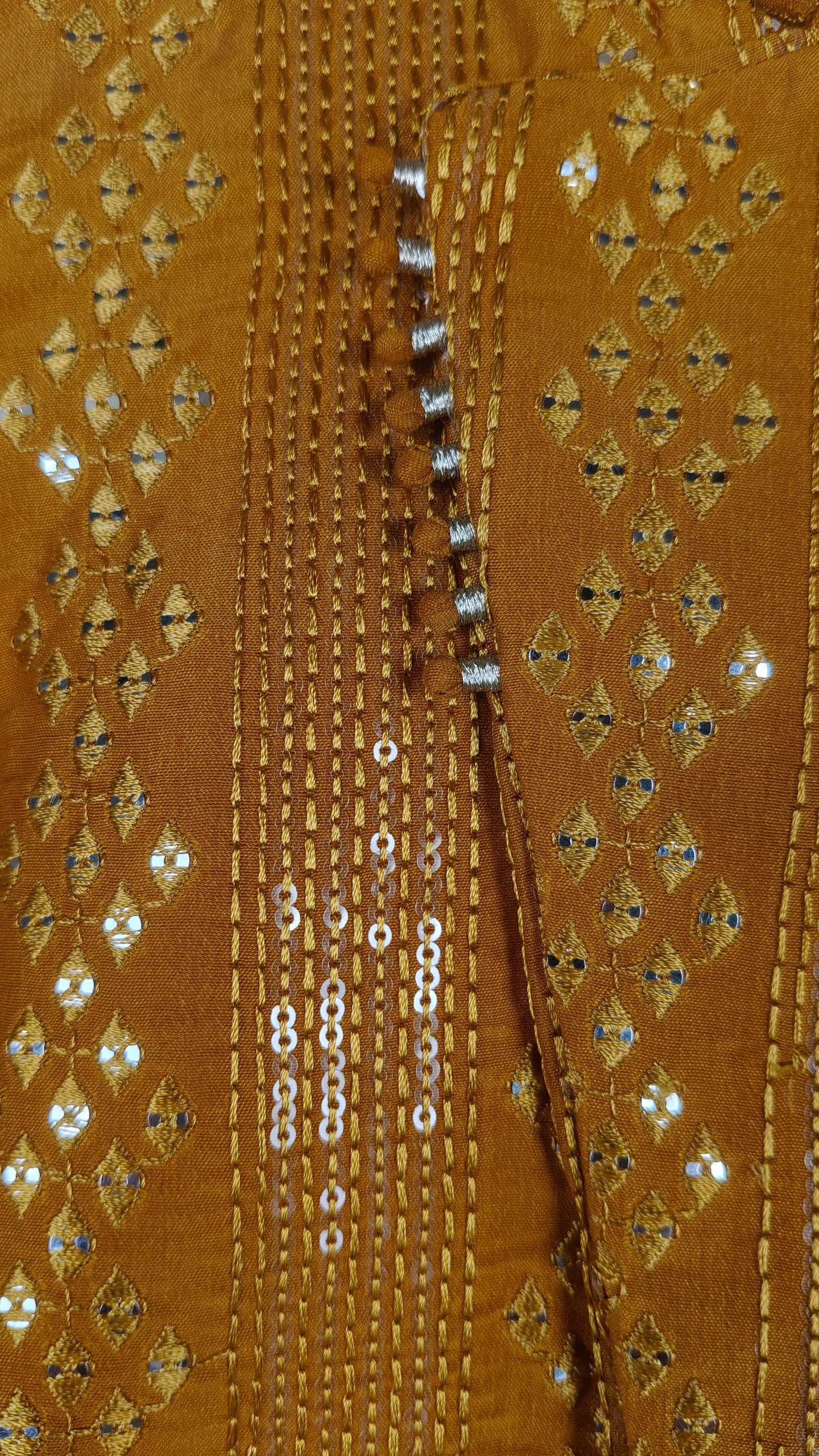 Mustard Yellow Colour Kurta With Dhoti(BE-BKUS_13573)