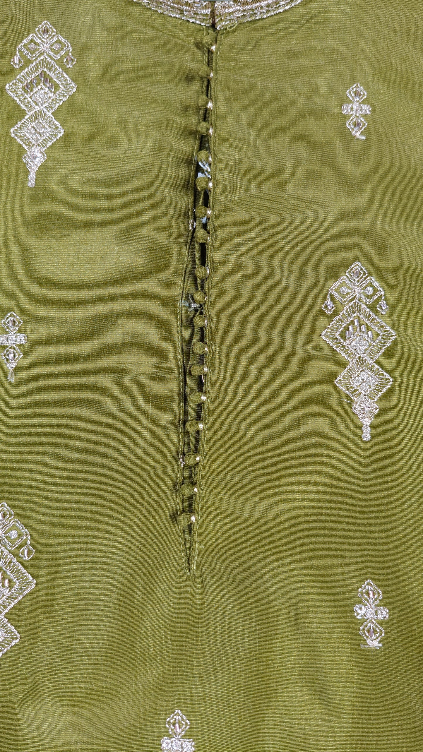 Mehandi Green Colour Kurta Set(BE-BKUS_4068)