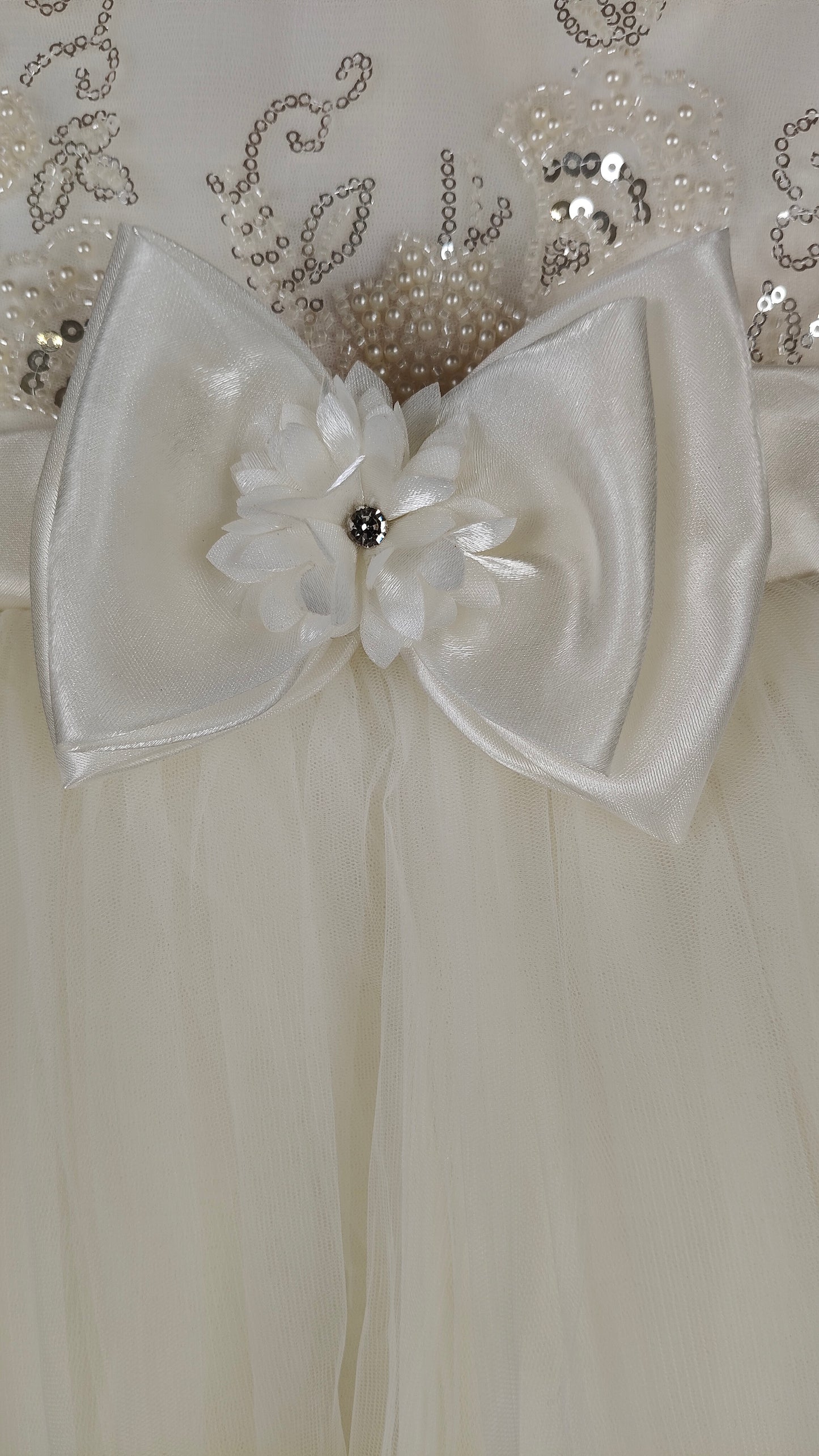 Ivory Colour Party Frock(GE-GFRP_1543)