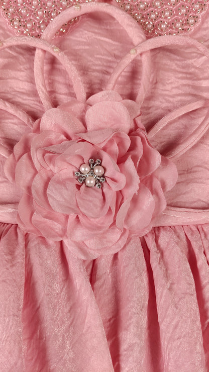 Pink Colour Party Frock(GE-GFRP_1520)