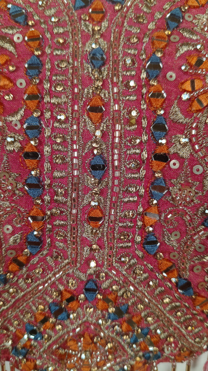 Tomato Colour Ghaghra Choli(LE-WGHC_3988)