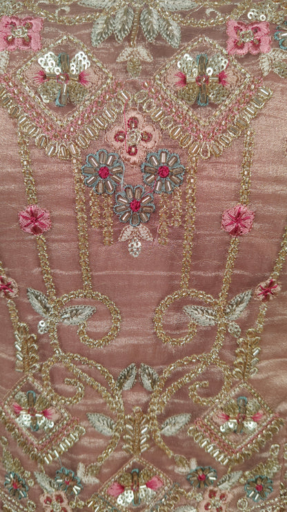 Dusty Rose Colour Ghaghra Choli(LE-WGHC_9861)