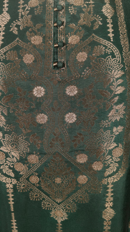 Rich Green Colour Kurti Set(LC-WKIS_FO 8098)