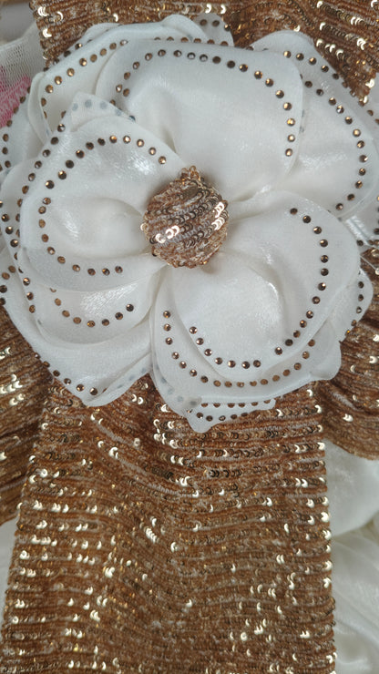 Cream Colour Party Frock(GE-GFRP_3507)