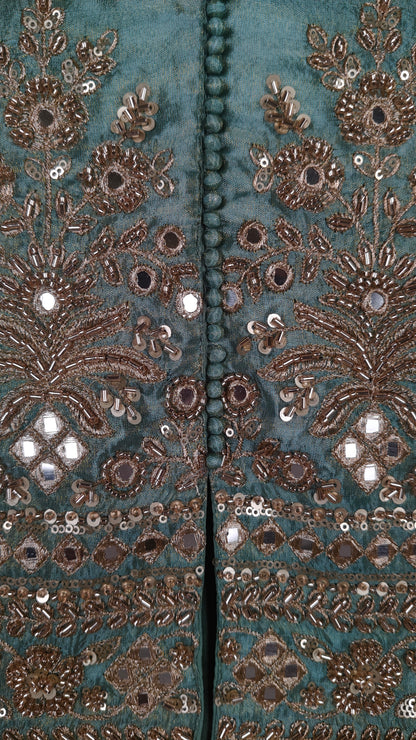 Mint Green Colour Plazo Set(GE-GPZS_6802)