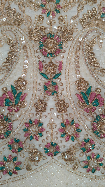 Ivory Colour Plazo Set(GE-GPZS_3489)