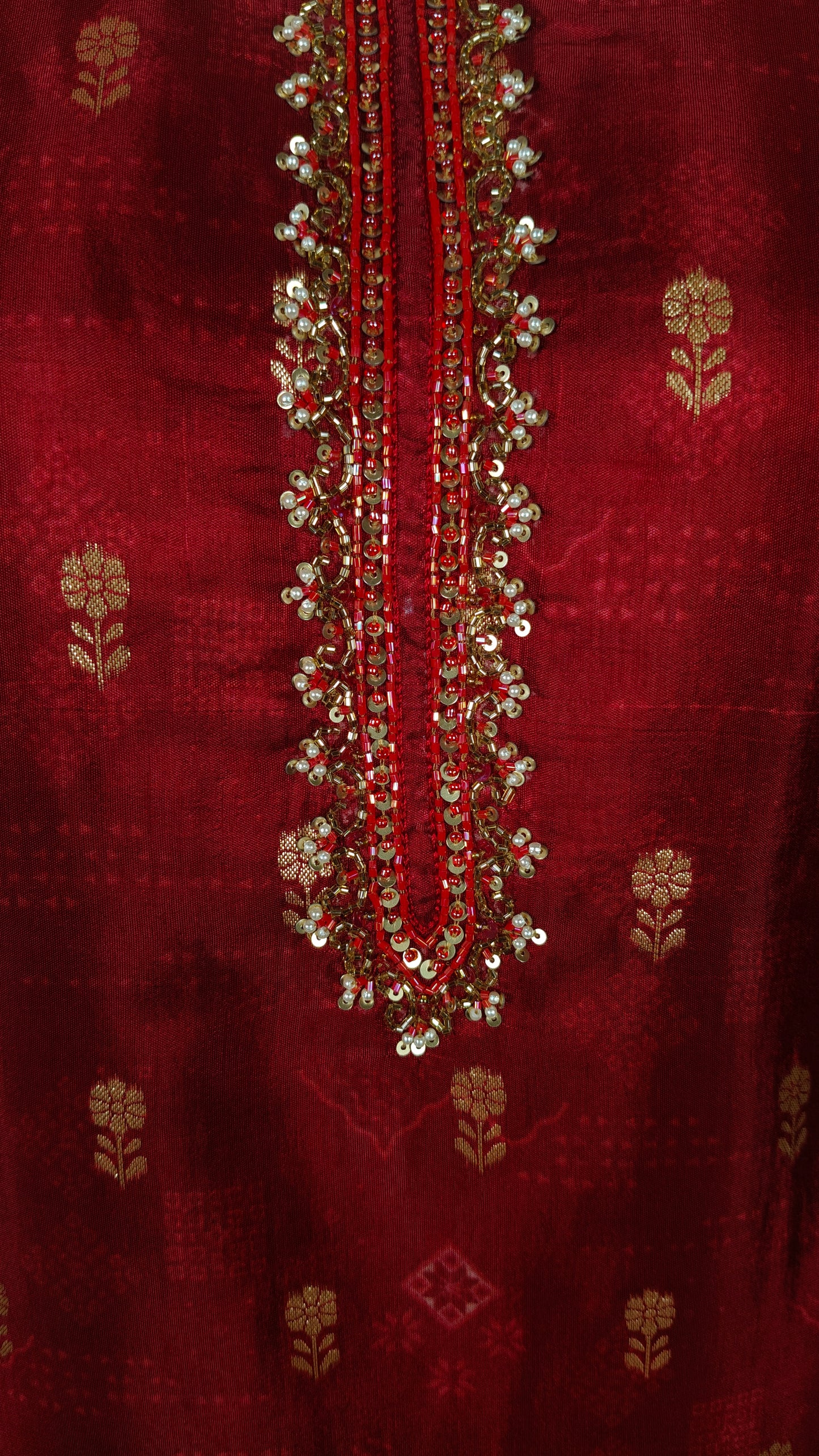 Maroon Colour Kurti Set(LC-WKIS_3635)
