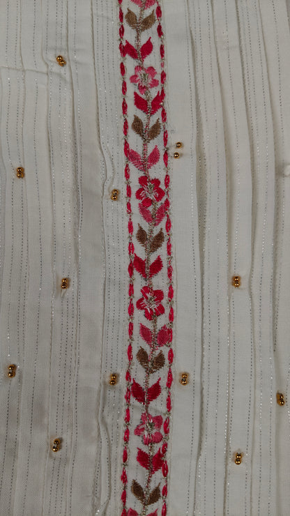 White Colour kurti Set(GC-GKUS_992)