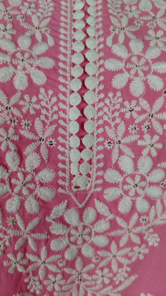 Pink Colour Kurti Set(LC-WKIS_1259)