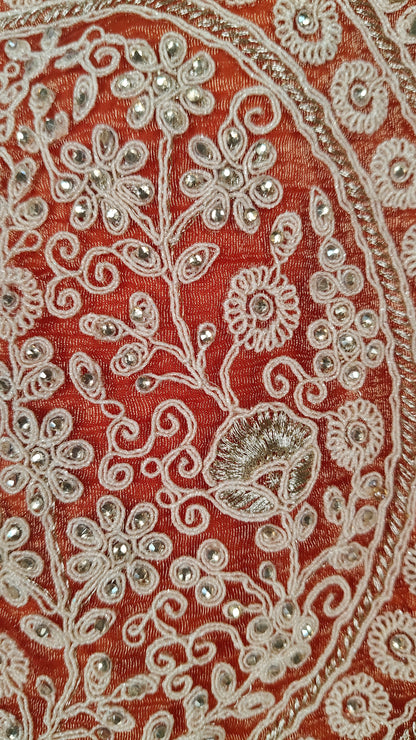 Soft Orange Colour Plazo Set(GE-GPZS_1057)