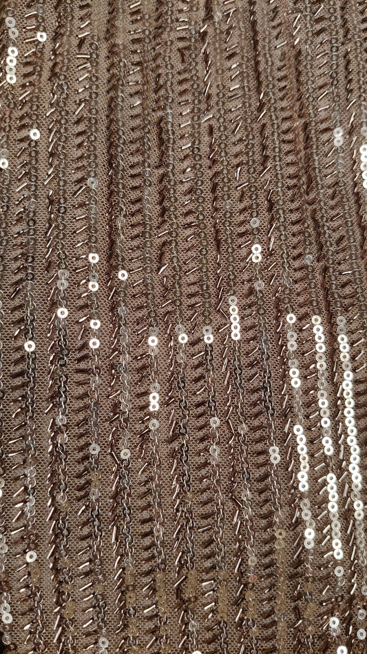 Brown Colour Party Frock(GE-GFRP_3549)