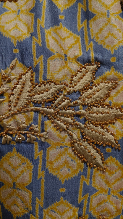 Blue Colour Bundi Set(ME-MBUS_9617)