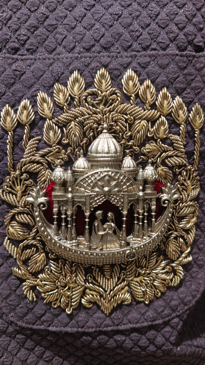 Purple Colour Bundi Set(ME-MBUS_JJ 420)