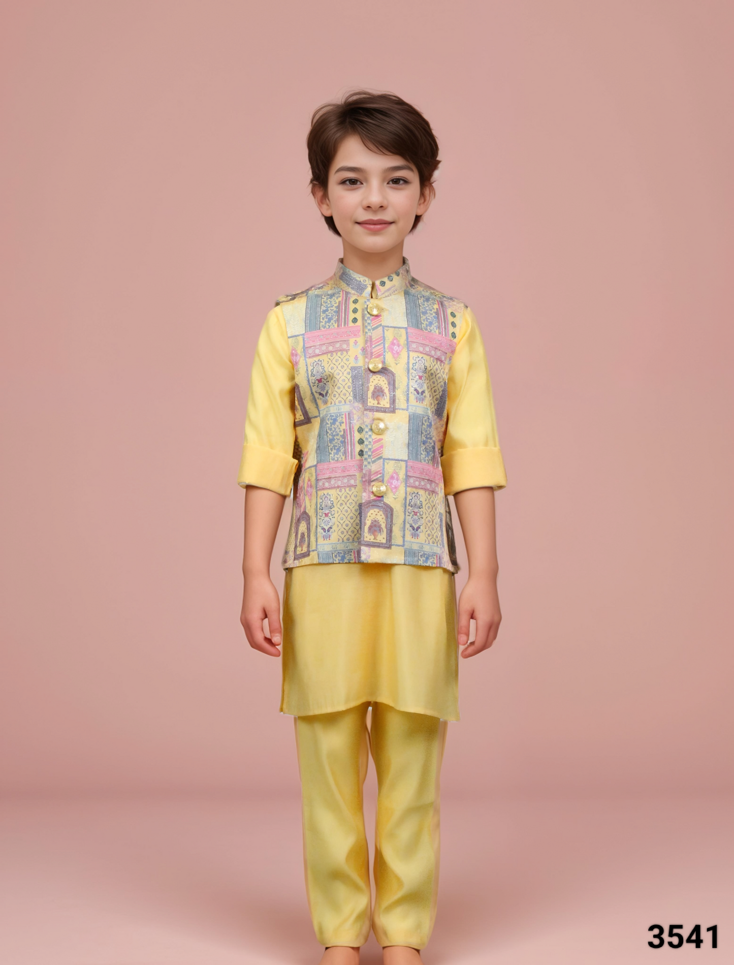 Yellow Colour Bundi Set(BE-BBUS_3541)