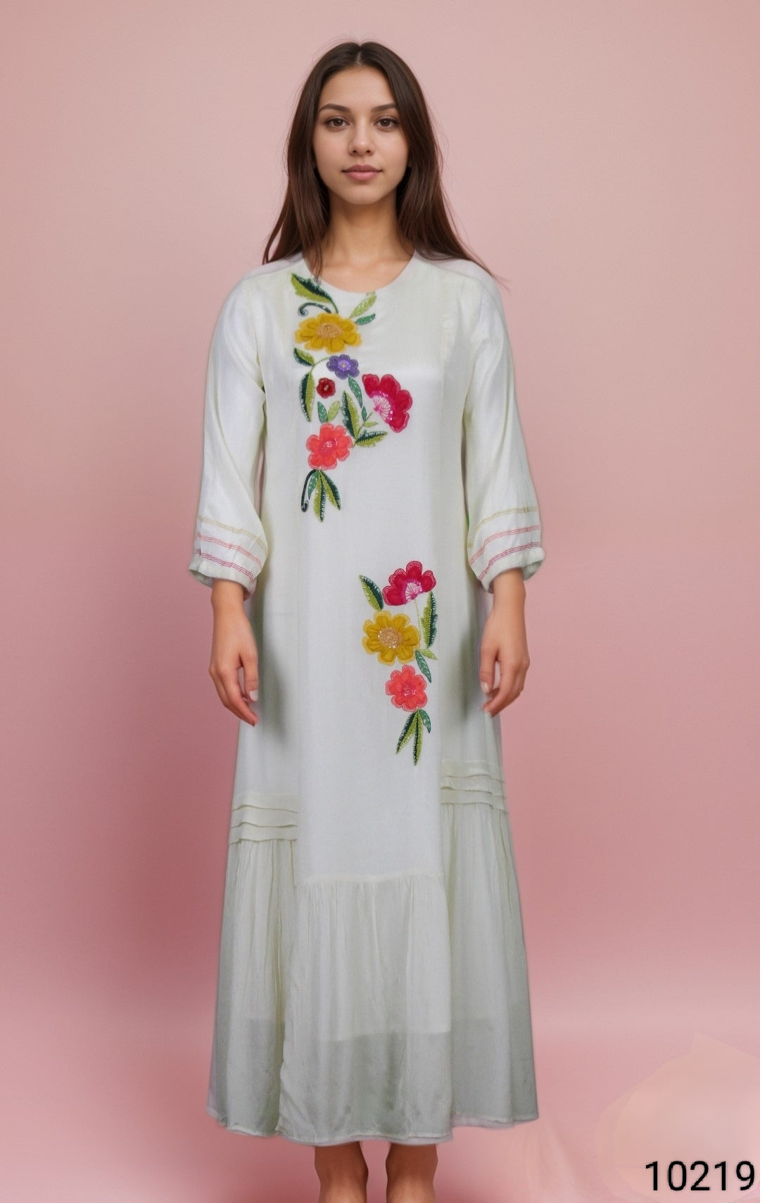 Off White Colour Kurti(LC-WKIC_10219)