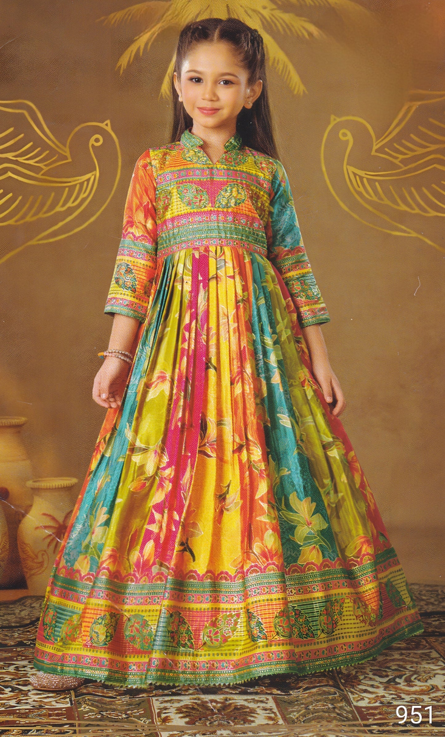 Multi Colour Gown(GE-GGWN_951)