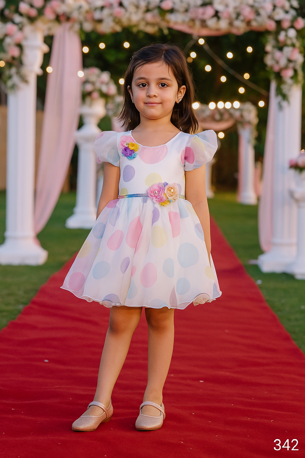 Multi Colour Party Frock(GE-GFRP_342)