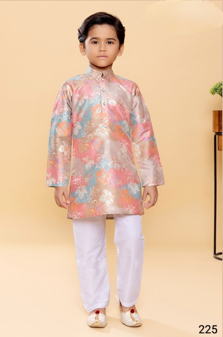 Peach Colour Kurta Set(BE-BKUS_225)