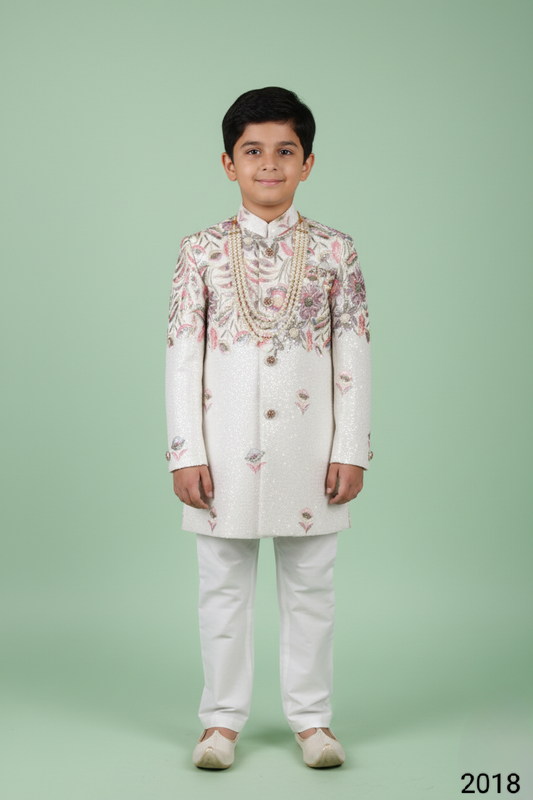 Cream Colour Indo Western(BE-BINW_2018)