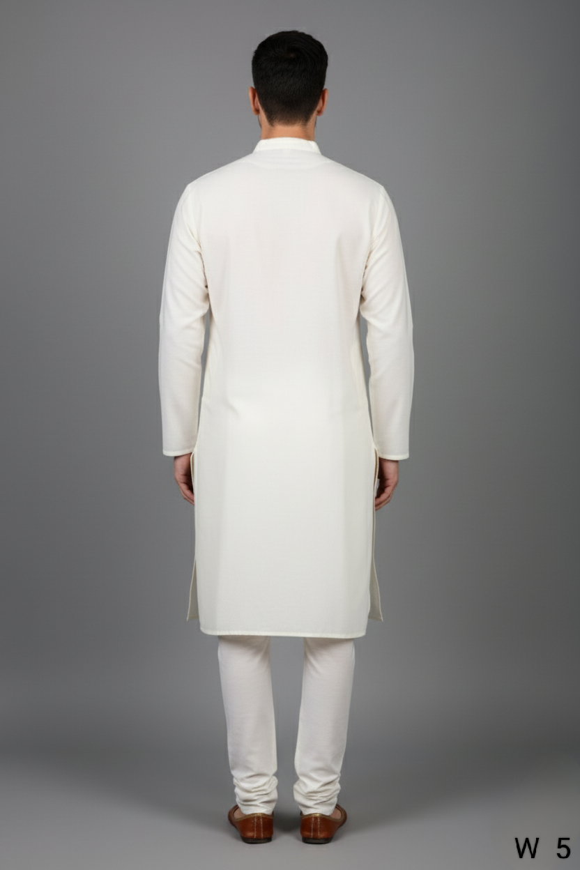Cream Colour Kurta with Bottom(ME-MKUS_W  5)