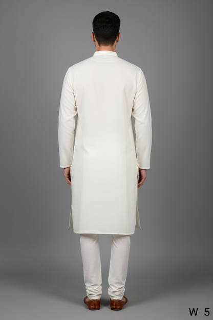 Cream Colour Kurta with Bottom(ME-MKUS_W  5)