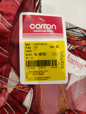 #NDUS Coffee Colour Nightwear(LC-WNWR_1249)