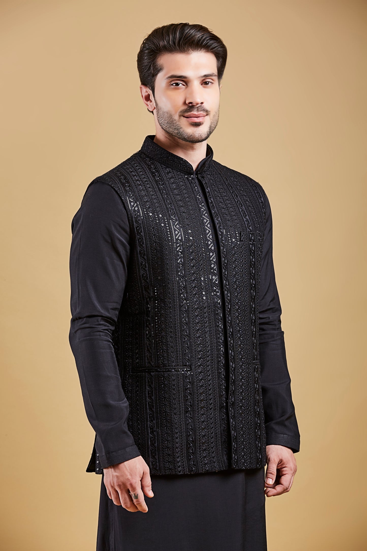Black Colour Bundi Set(ME-MBUS_JS-639)