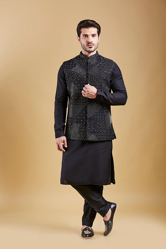 Black Colour Bundi Set(ME-MBUS_JS-675)