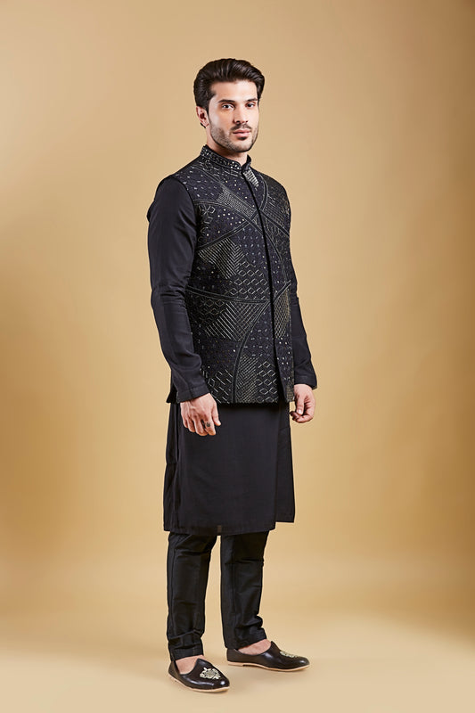 Black Colour Bundi Set(ME-MBUS_JS-675)