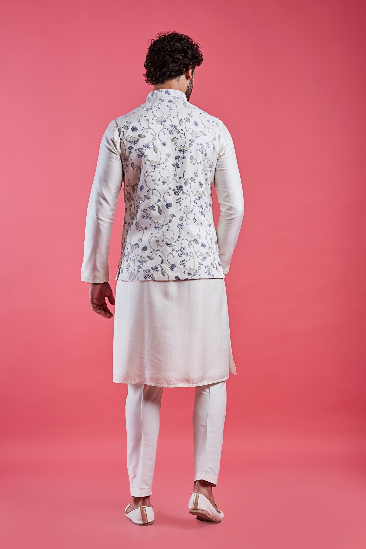 Cream Colour Bundi Set(ME-MBUS_JS-661)