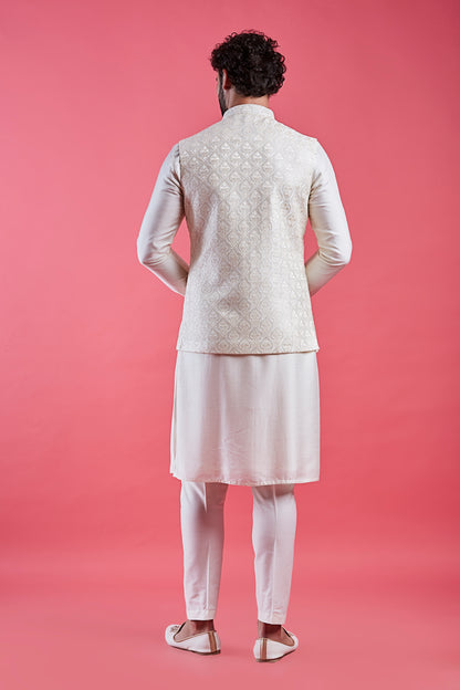 Cream Colour Bundi Set(ME-MBUS_JS-451)