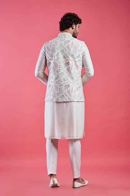 Cream Colour Bundi Set(ME-MBUS_JS-354)