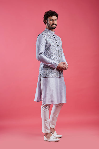 Sky Blue Colour Bundi Set(ME-MBUS_JS-660)