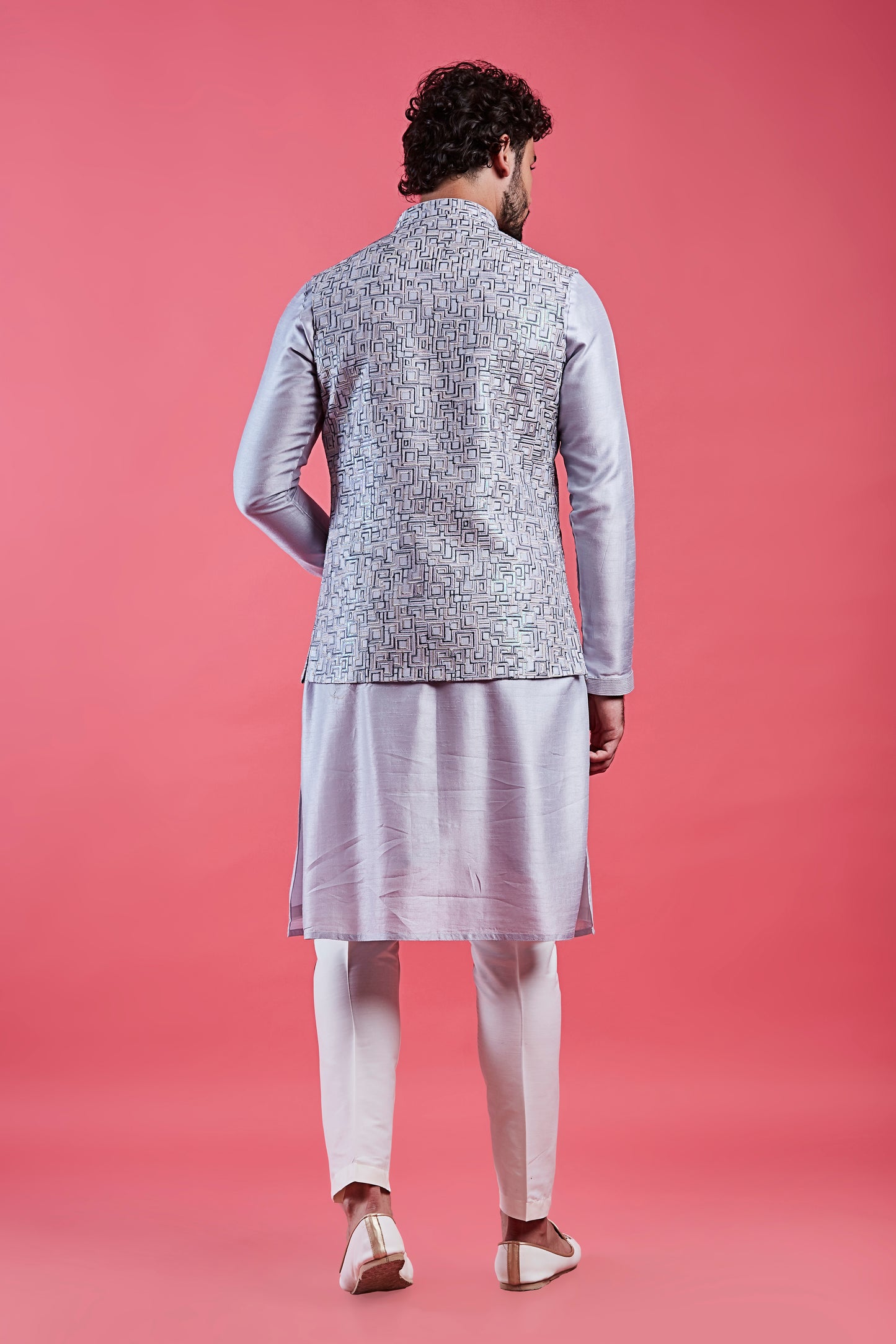 Sky Blue Colour Bundi Set(ME-MBUS_JS-660)