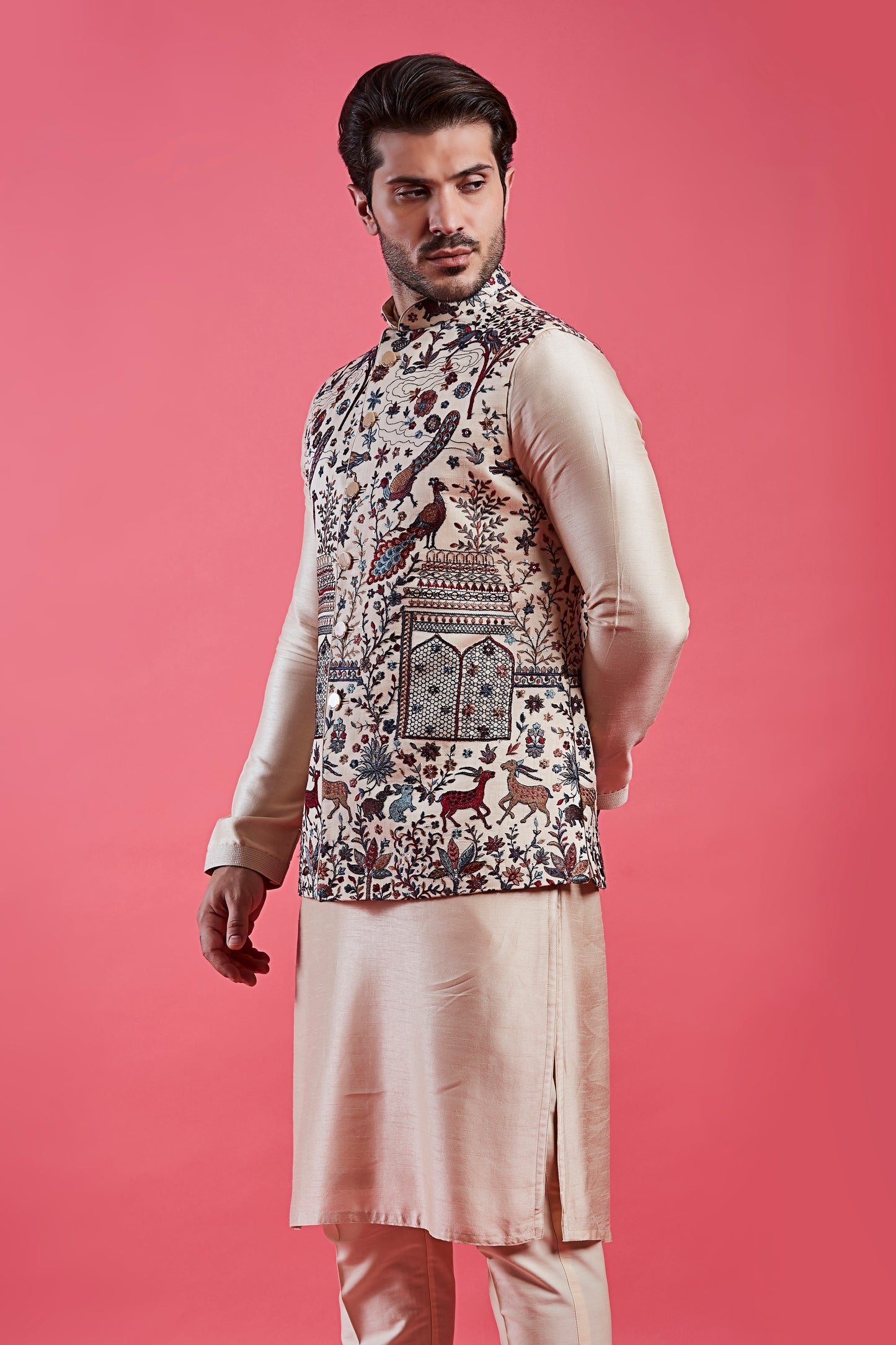 Fawn Colour Bundi Set(ME-MBUS_JS-655)