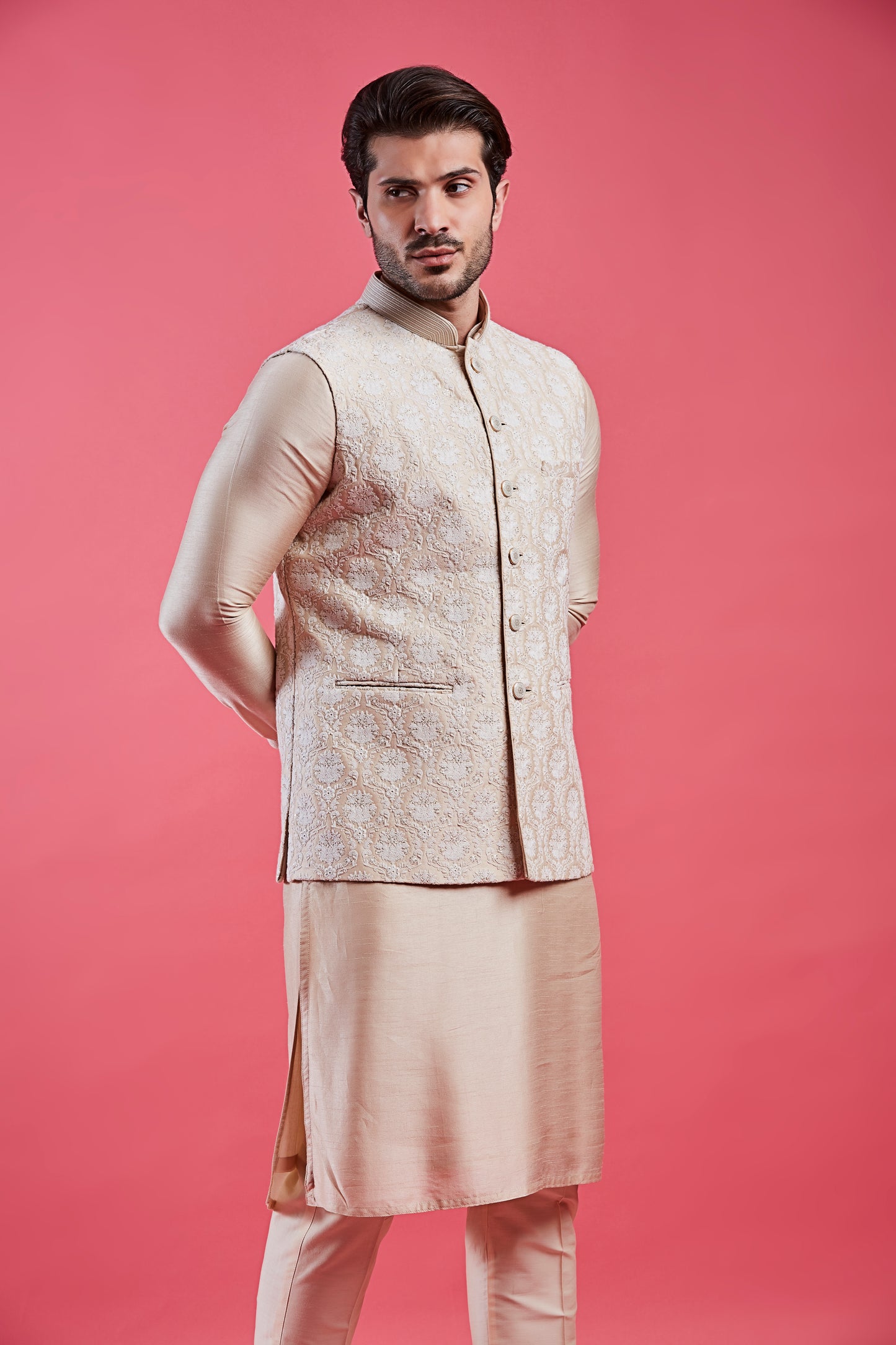 Fawn Colour Bundi Set(ME-MBUS_364)