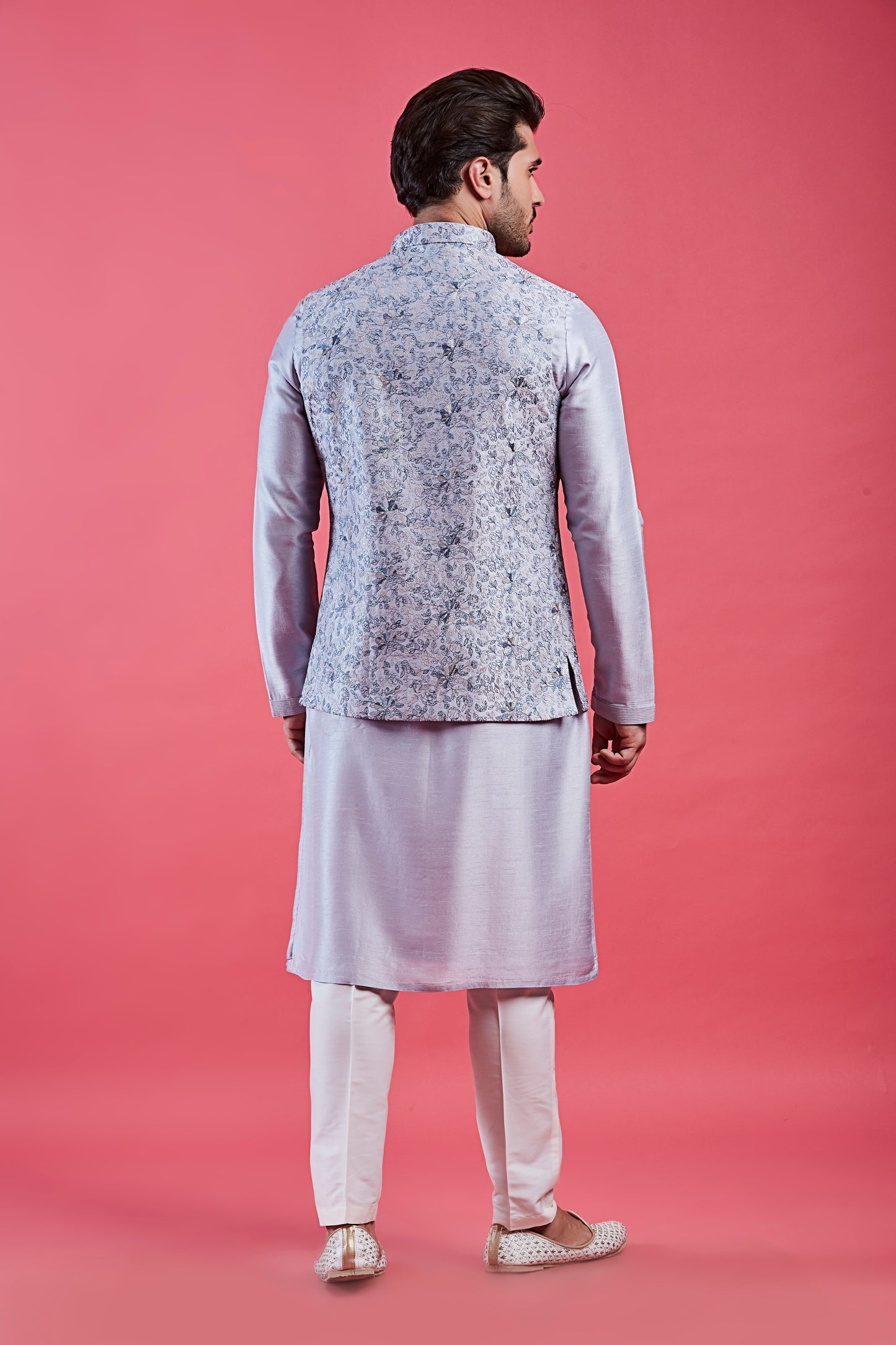 Sky Blue Colour Bundi Set(ME-MBUS_JS-659)