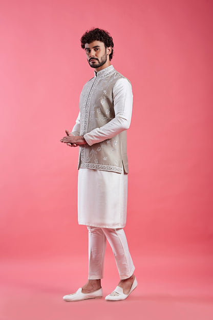 Grey Colour Bundi Set(ME-MBUS_JS-673)
