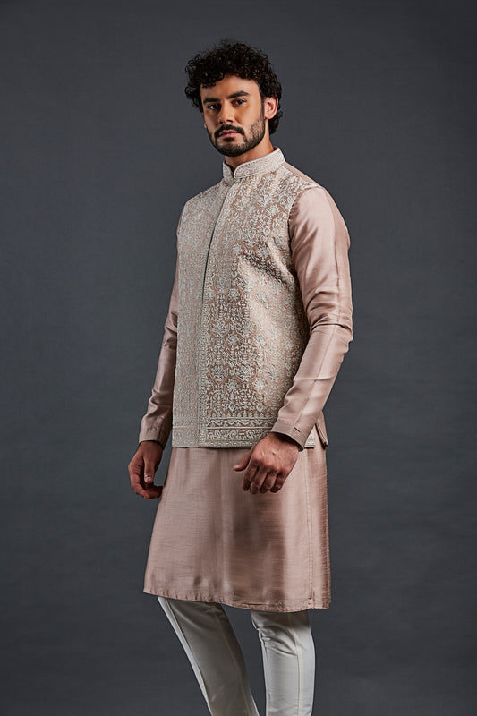 Misty Rose Colour Bundi Set(ME-MBUS_JS-653)