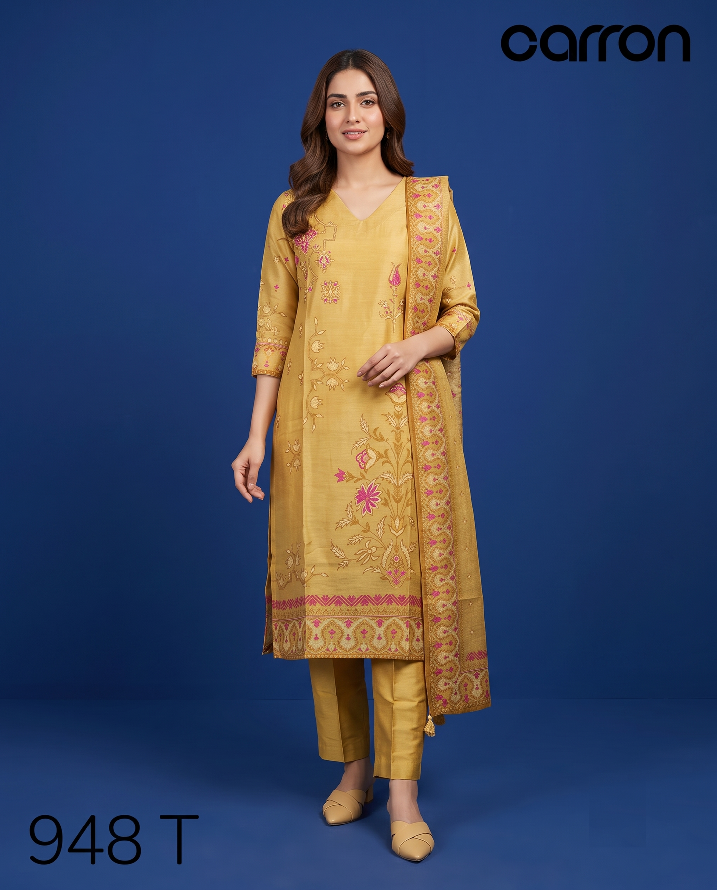 Mustard Colour Kurti Set(LC-WKIS_948 T)