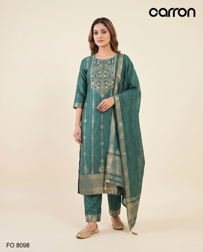 Rich Green Colour Kurti Set(LC-WKIS_FO 8098)