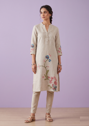 Beige Colour Only Kurti(LC-WKIC_7009)