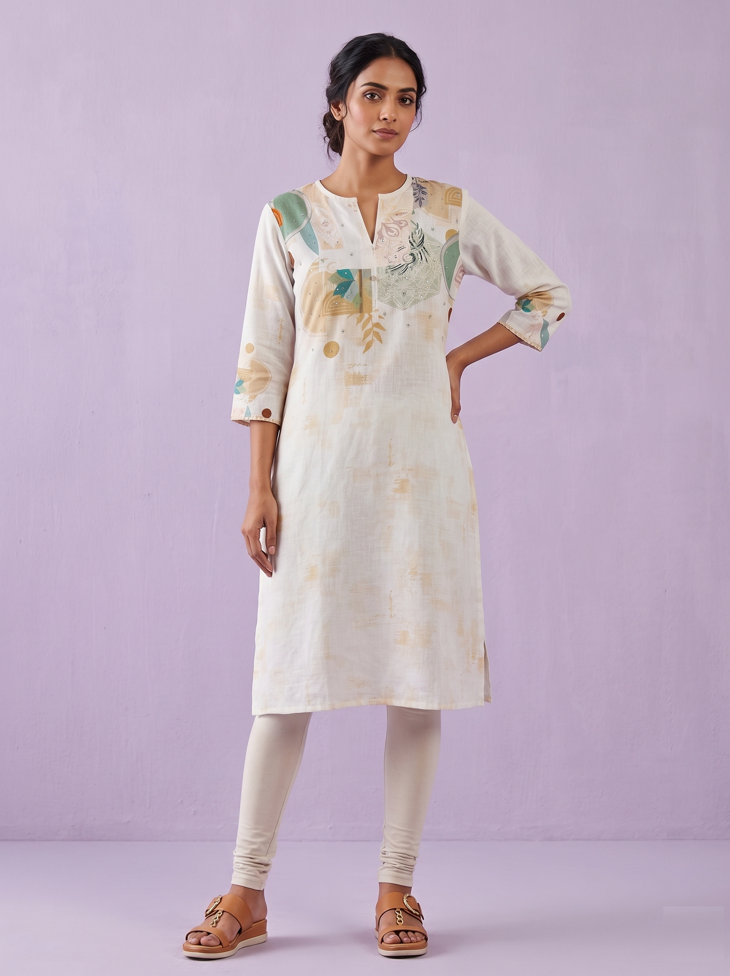 White Colour Only Kurti(LC-WKIC_7074)