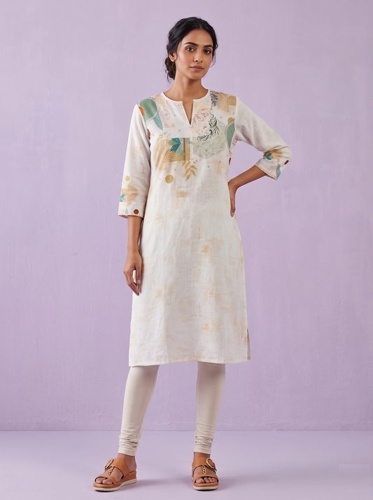 White Colour Only Kurti(LC-WKIC_7074)