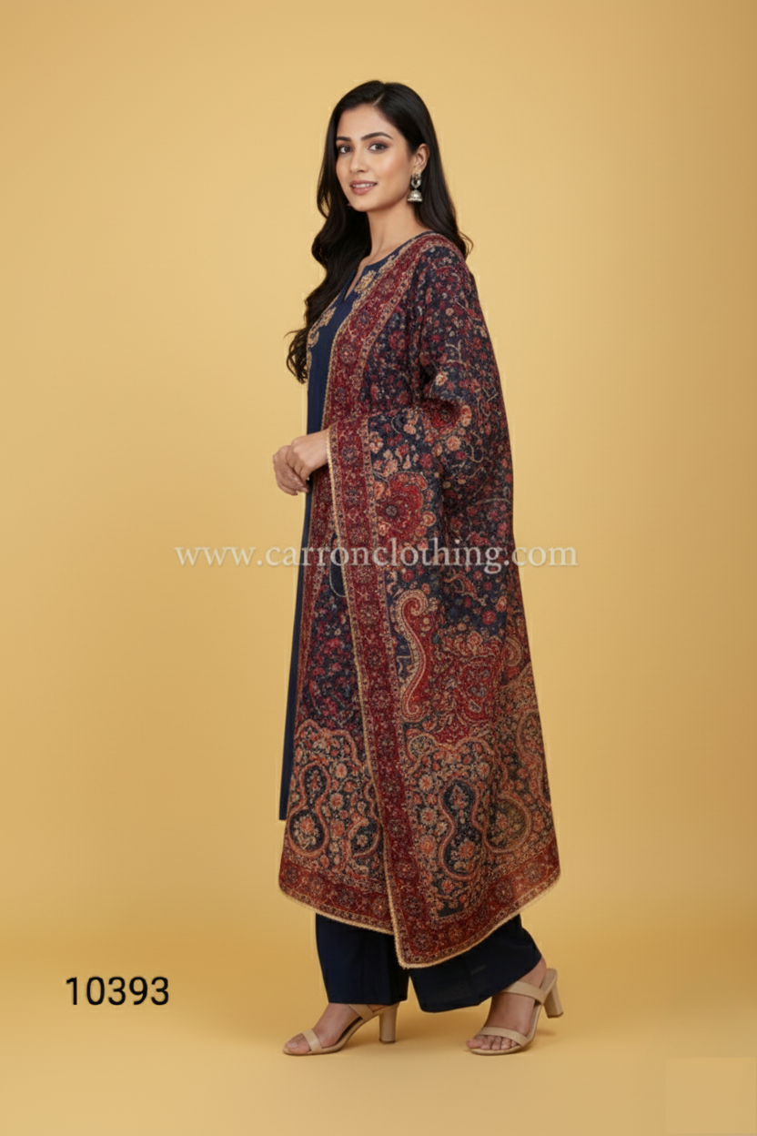 Blue Colour Kurti Set(LC-WKIS_10393)