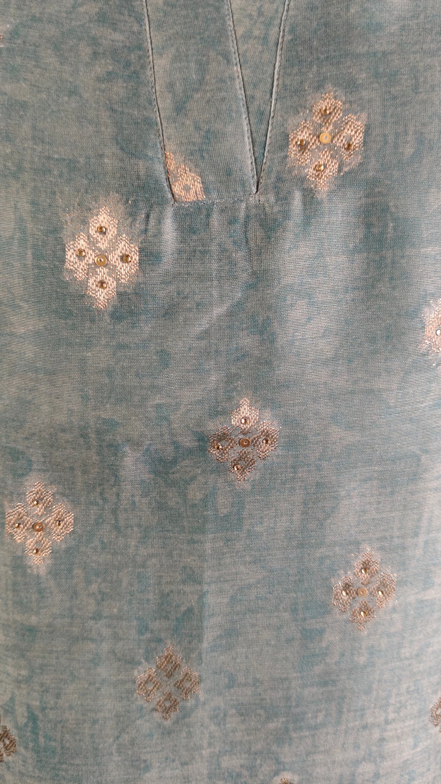 Slate Blue Colour Kurti Set(LC-WKIS_822T)